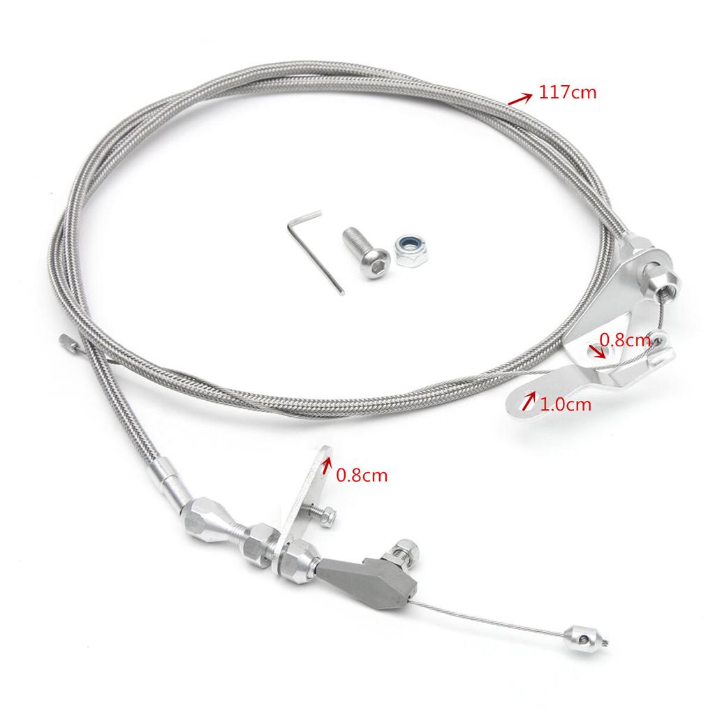 Accelerator Gas Throttle Cable - Braided Line review and price
